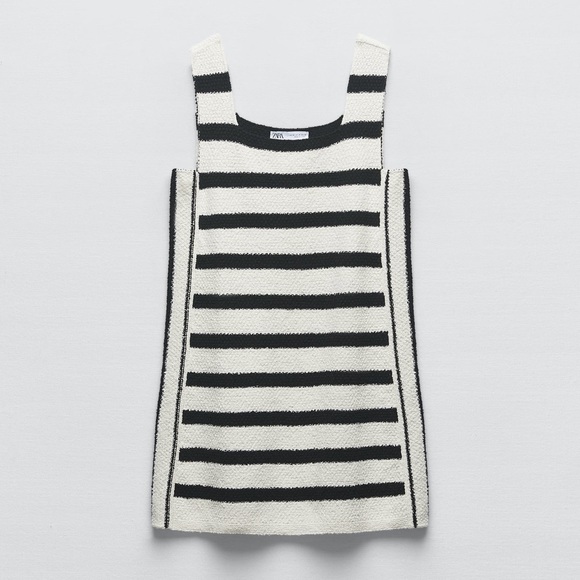 Zara striped knit mini dress - Picture 2 of 4